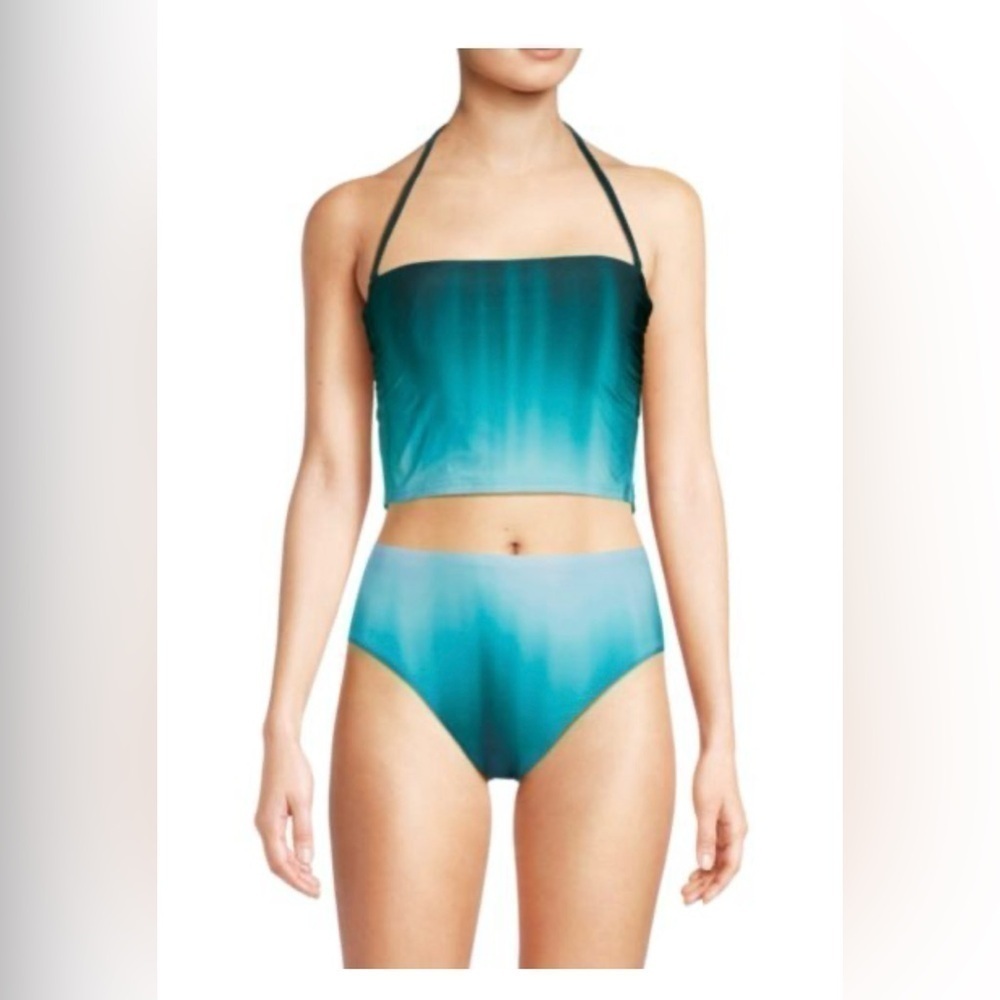 LA BLANCA
Ocean Ombré Tankini TOP SIZE 10 BOTTOMS SIZE 14